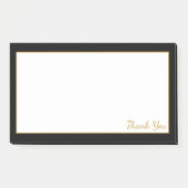 Zwart wit en goud post-it® notes (Voorkant)