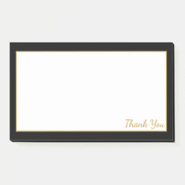 Zwart wit en goud post-it® notes