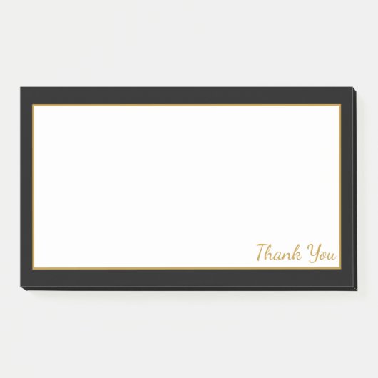 Zwart wit en goud post-it® notes (Voorkant)