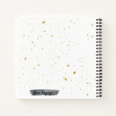 Zwart wit en goud RV - Mijn Reisjournaal Notitieboek (Achterkant)