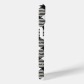 Zwart Wit en Goud Schotse Ruit Case-Mate iPhone Case (Achterkant / Rechts)