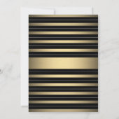 Zwart wit en goud van de virtuele Pensioenpartij Kaart (Achterkant)