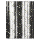 Zwart, wit en gouden stip tafelkleed (Voorkant)