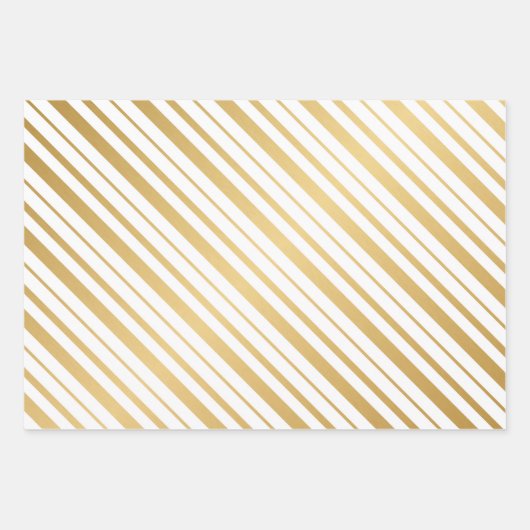 Zwart wit en goudsmederij en heldere strepen inpakpapier vel (Voorkant 2)