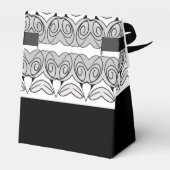 Zwart wit en grijs bedankdoosjes (Achterkant)