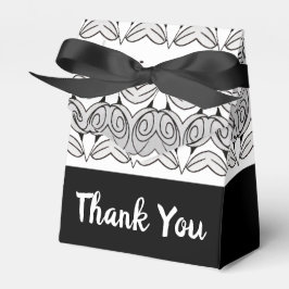 Zwart wit en grijs bedankdoosjes