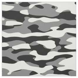 Zwart, wit en grijs Camo stof