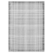 Zwart, wit en grijs Check Pattern Tafelkleed (Voorkant)