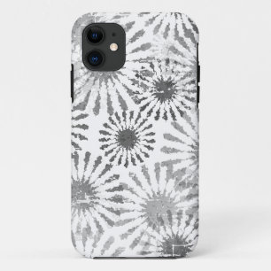 Zwart Wit en Grijs Floral Burst Case-Mate iPhone Case