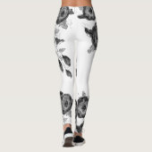 Zwart wit en grijs leggings (Achterkant)