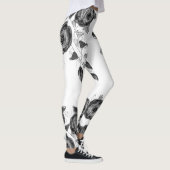 Zwart wit en grijs leggings (Rechts)