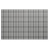 Zwart wit en grijs speldenstang stof (Yard (91,4 cm))