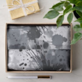 Zwart wit en grijs textuur tissuepapier (Geschenk)