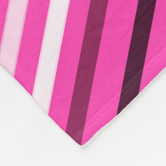 Zwart-wit en grijs verweven strepen op een fleece deken (Hoek)