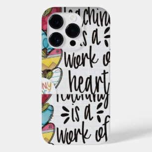ZWART-WIT EN MEERKLEURIG HARTONTWERP OP IPHONE Case-Mate iPhone 14 PRO HOESJE