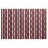 Zwart Wit en Rood Chevron Stof (Yard (91,4 cm))