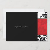 Zwart, wit en rood, Damasergrens Kaart (Achterkant)
