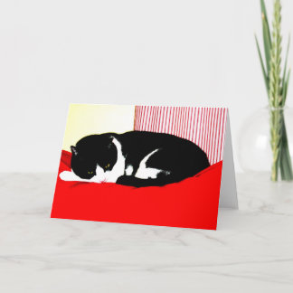 Zwart, wit en rood kaart