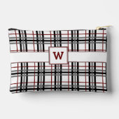 Zwart Wit en Rood Karo Etui (Achterkant)