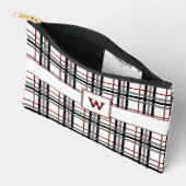 Zwart Wit en Rood Karo Etui (Open)