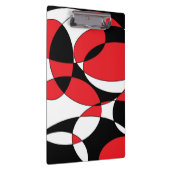Zwart, wit en rood klembord (Rechts)