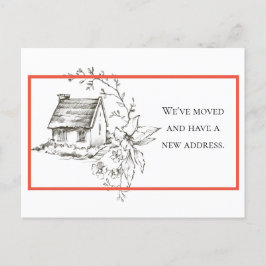 Zwart, Wit en Rood Nieuwe Adres Aankondiging