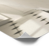 Zwart-wit en rood, omringd door liefde, honden zwe poster (Hoek)