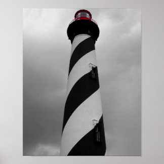 Zwart, wit en rood Poster