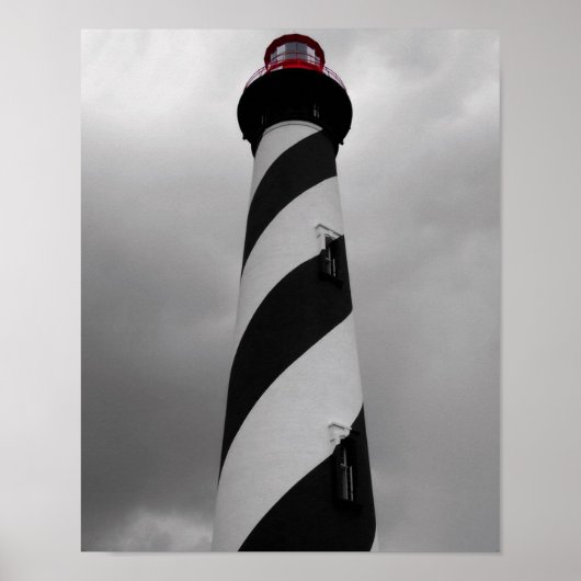 Zwart, wit en rood Poster (Voorkant)