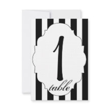 Zwart Wit en Rood Rose Bruiloft Tafel Nummer