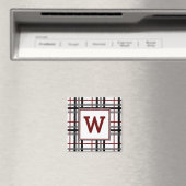 Zwart wit en rood speldennet magneet (Insitu (Vaatwasser))