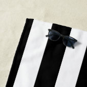 Zwart wit en roze stripper handdoek (In situ)