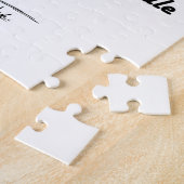 Zwart-wit en stijlvol design legpuzzel (Zijkant)