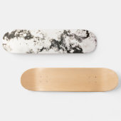 Zwart, wit en zilver skateboard (Horizontaal)
