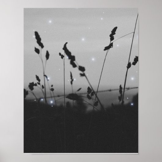 Zwart-wit esthetisch poster (Voorkant)