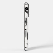 Zwart-wit esthetische telefoonhoes Case-Mate iPhone case (Achterkant / Rechts)