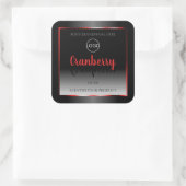 Zwart-wit etiket Rood Lijst Logo (Tas)