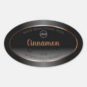 Zwart-wit etiket Roos Gold Lijst Logo (Voorkant)