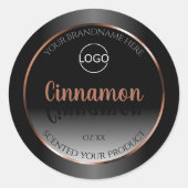 Zwart-wit etiket Roos Gold Lijst Logo (Voorkant)