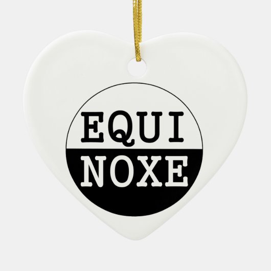 zwart-wit evenwicht keramisch ornament (Voorkant)