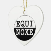 zwart-wit evenwicht keramisch ornament (Links)
