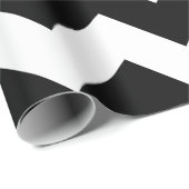 Zwart-wit, extra groot papier voor het ompakken va (Rol Hoek)