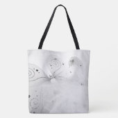 Zwart-wit Fairy Wings en een Tutu Large Tote Bag (Achterkant)