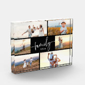 Zwart-wit familie fotoblok (Links)