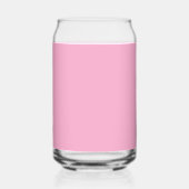 Zwart-wit Fancy Monogram Roze Blikvorm Glas (Achterkant)
