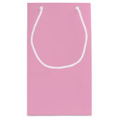 Zwart-wit Fancy Monogram Roze Klein Cadeauzakje (Achterkant)