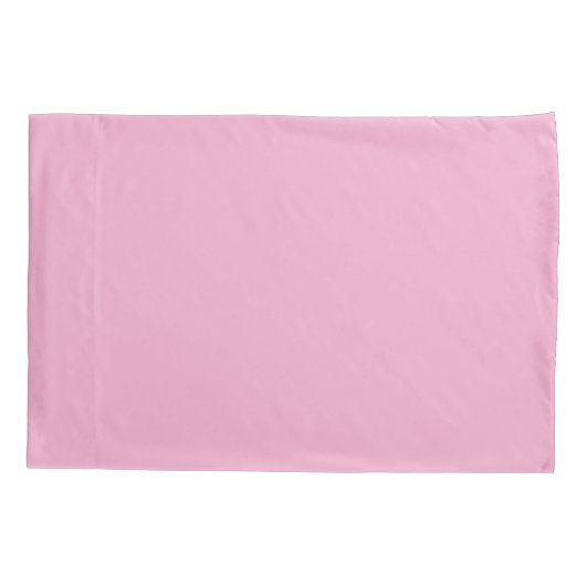 Zwart-wit Fancy Monogram Roze Kussensloop (Achterkant)