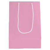 Zwart-wit Fancy Monogram Roze Medium Cadeauzakje (Achterkant)