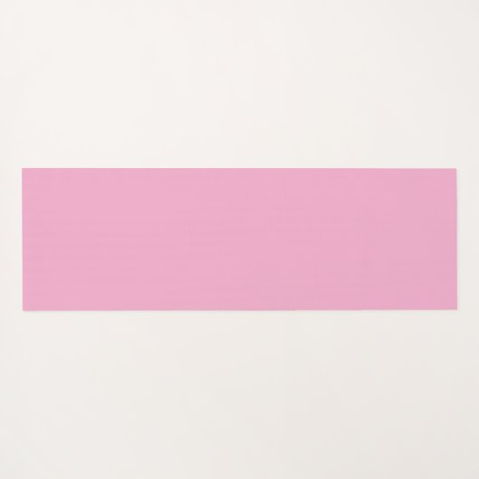 Zwart-wit Fancy Monogram Roze Yogamat (Achterkant (horizontaal))