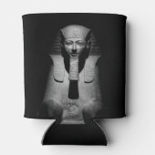 Zwart-wit farao koning blikjeskoeler (Achterkant)